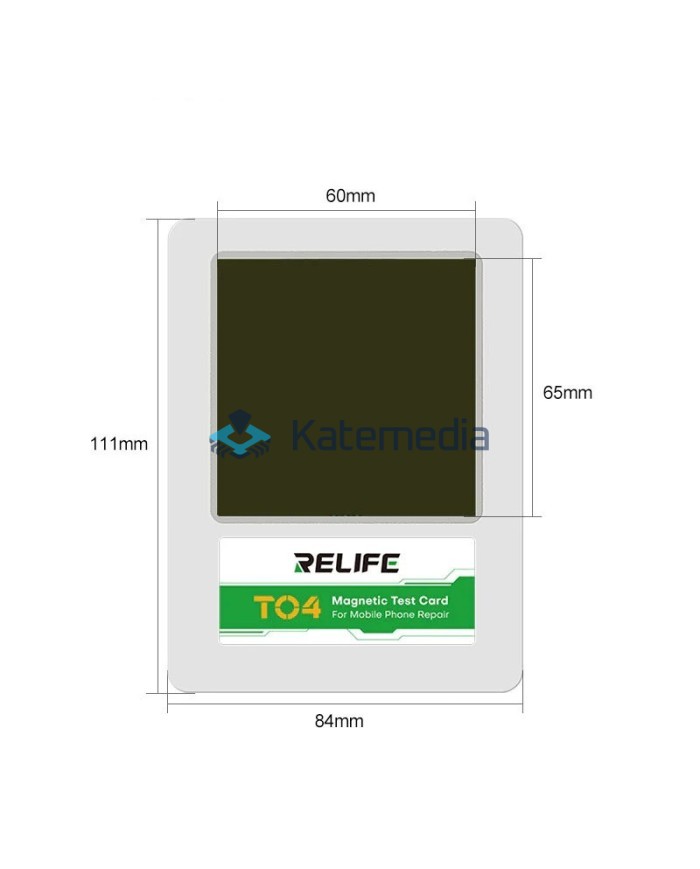 Relife TO4 Magnetic Induction Repair Test Card