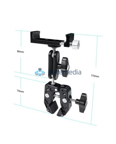 Relife RL-TO2 Multi-directional Holder for Cameras, Phones and Accessories