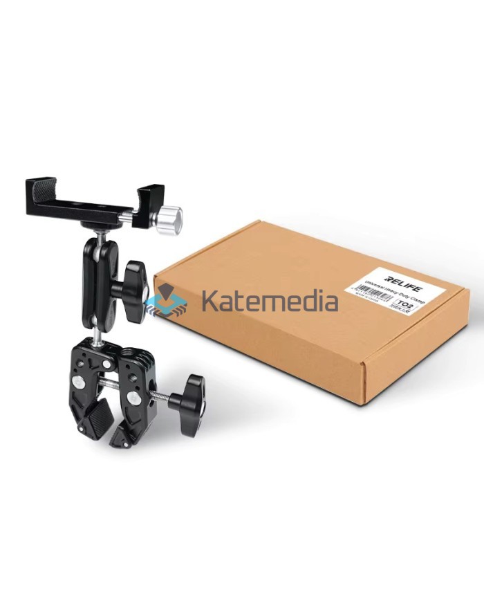 Relife RL-TO2 Multi-directional Holder for Cameras, Phones and Accessories