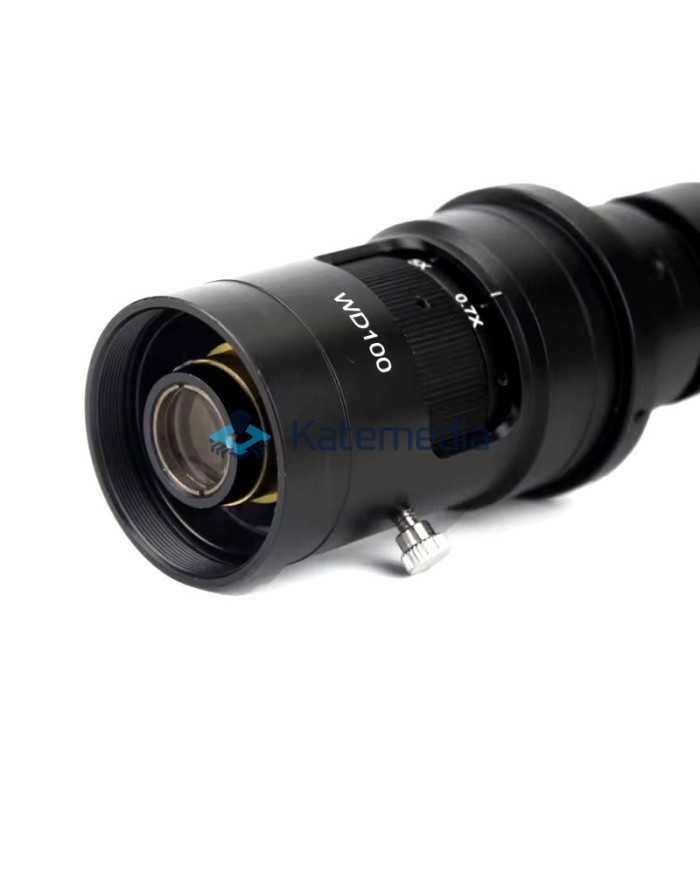 Adjustable ZOOM lens for microscope camera