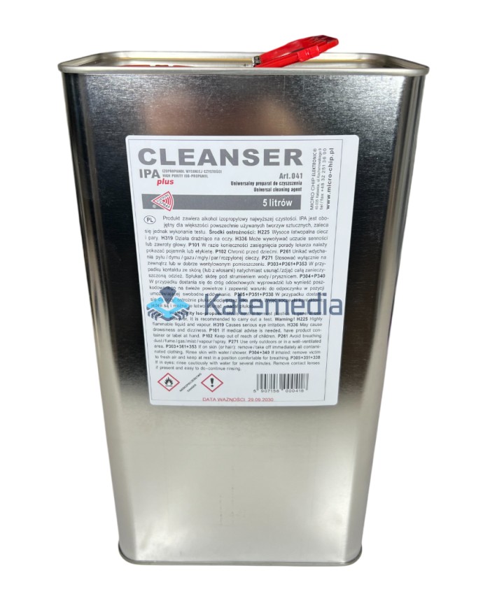 IZOPROPYL Alcohol Cleanser IPA Plus 5L