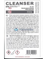 IZOPROPYL Alcohol Cleanser IPA Plus 5L