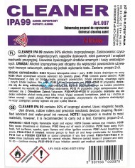 Alkohol IZOPROPYLOWY Cleaner IPA 99 5L