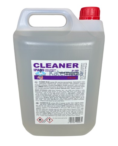 Isopropyl alcohol IPA 99 cleaner 5L