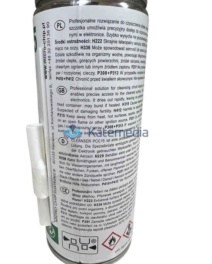 CLEANSER PCC15 CONTACT FOR PCB CLEANING 400 ml