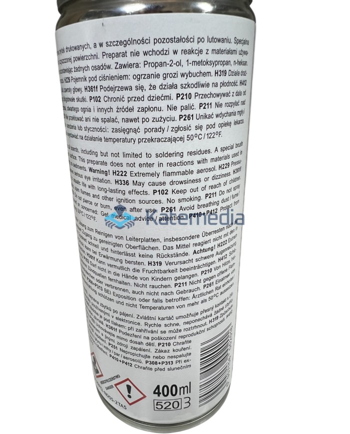 CLEANSER PCC15 KONTAKT DO CZYSZCZENIA PCB 400 ml