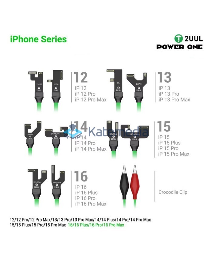 Kable zasilające do iPhone 12-16 2UUL PW09