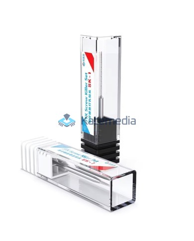 Wykrętak do uszkodzonych mikro-śrub (nawiercanie + wykręcanie)