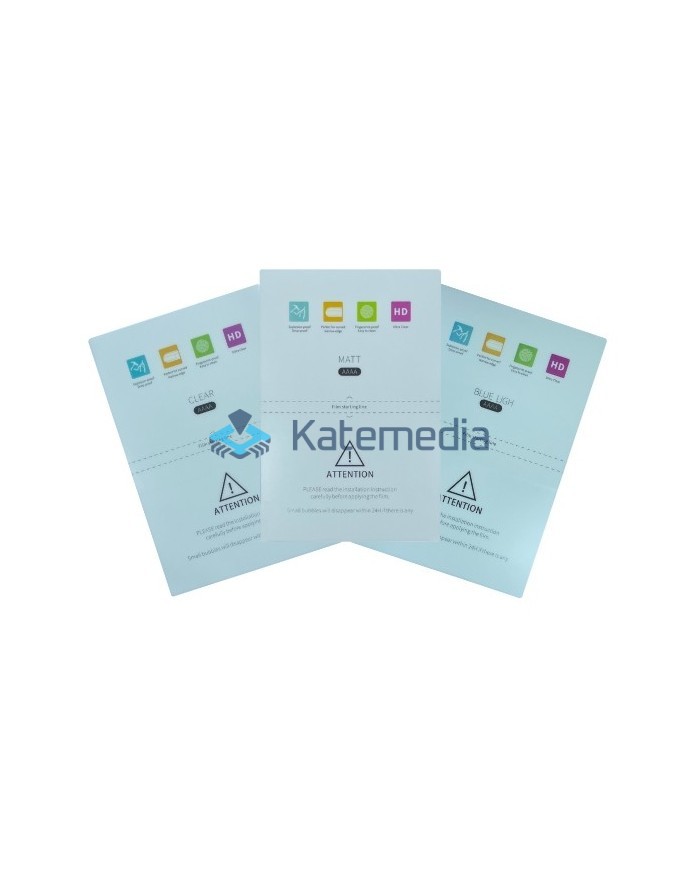 Zestaw folii hydrożelowych AAAA Clear + Matt + AntiBlue 150 sztuk