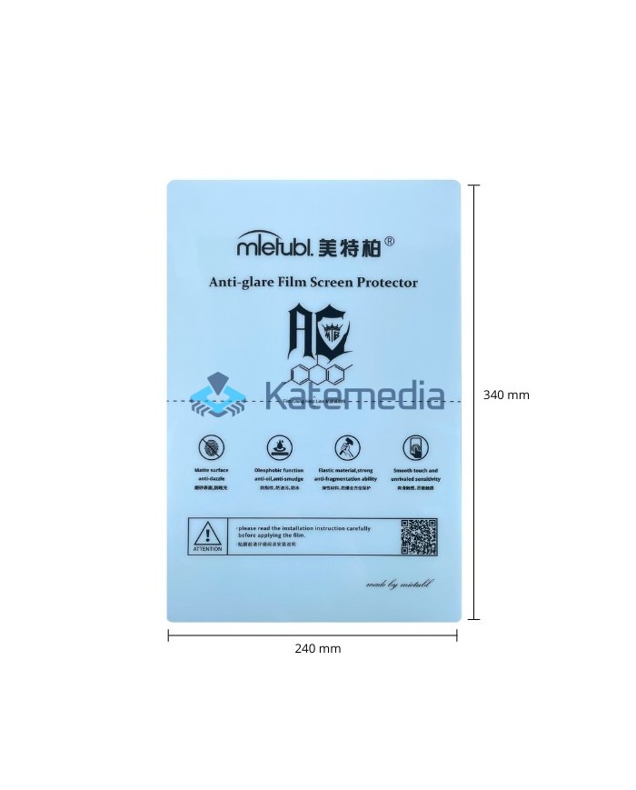 Mietubl Matte Hydrogel Film 340x240mm up to 15 inches 1pc