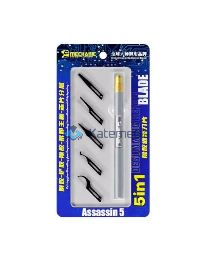 Zestaw ostrzy serwisowych 5 w 1 Mechanic Assassin 5