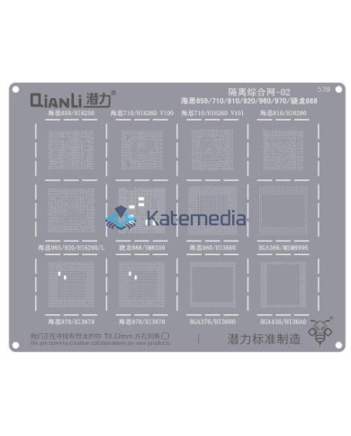 QianLi - Sito BGA HiSilicon 659/710/810/820/960/970/ Snapdragon 888