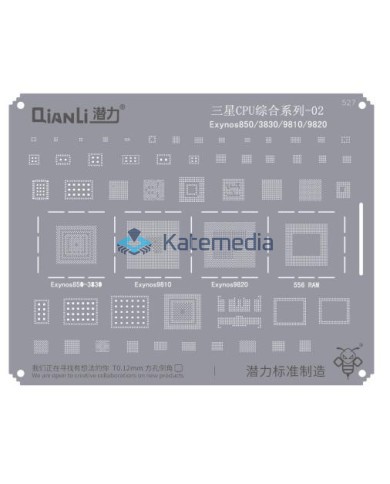 QianLi - Sito BGA Exynos 850/3830/9810/9820