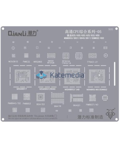 QianLi - BGA Screen Snapdragon 625/430/435/632/450 MSM 8953/8937/8940/8917/SDM632/450