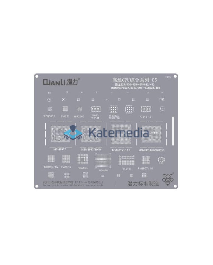 QianLi - BGA Screen Snapdragon 625/430/435/632/450 MSM 8953/8937/8940/8917/SDM632/450