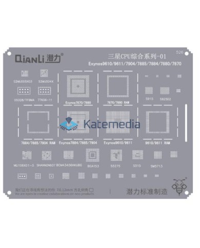 QianLi - Exynos 9610/9611/7904/7885/7884/7880/7870 BGA screen