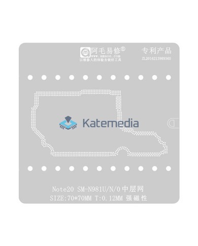 Middle layer reballing screen - Samsung Note 20 (SM-N981U)