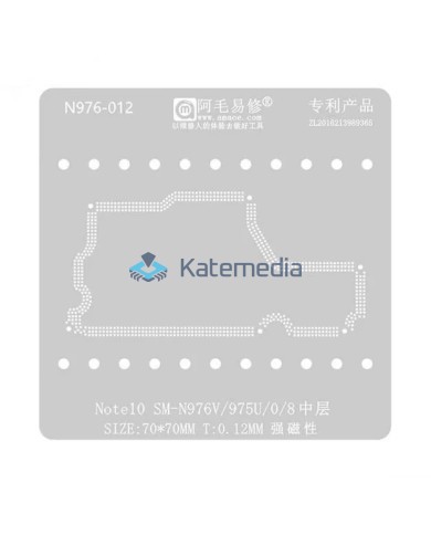 Middle layer reballing screen - Samsung Note 10 (5G-N975F)