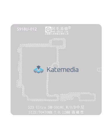 Middle layer reballing screen - Samsung S23 Ultra (SM-S918U W/O/D)