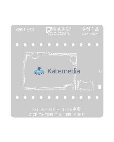 Middle layer reballing screen - Samsung S21 (SM-G991U/O/W/D-S)