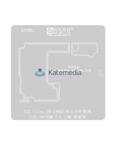 Middle layer reballing screen - Samsung S21 Ultra (SM-G998U/W/O/D)