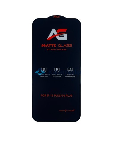 Szkło Hartowane Mietubl AG Matt do iPhone 15 Plus / 16 Plus