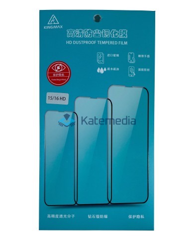 Kingmax tempered glass for iPhone 15 / 16