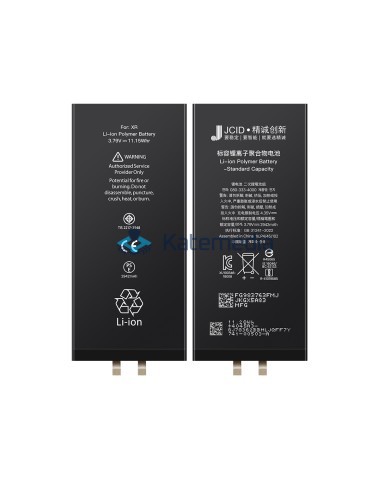 JCID iPhone XR Battery without BMS tape + Insert
