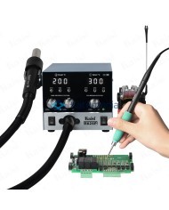 Kaisi 8624P Soldering Station – Hot Air + Soldering Iron with C210 Iron | 800W