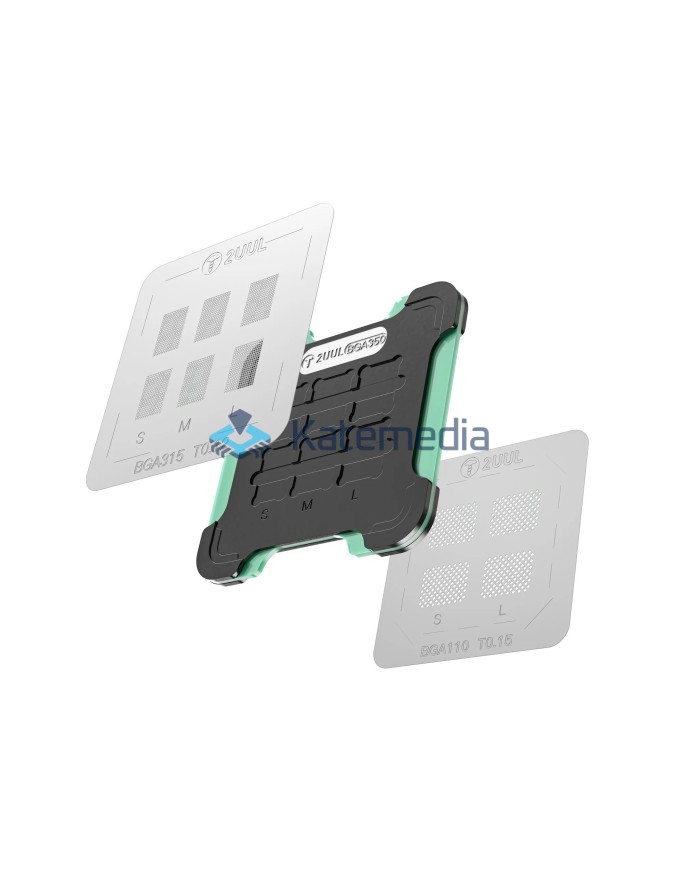 2UUL BH16 - Magnetyczny dwustronny uchwyt  (do reballingu pamięci NAND w Iphone seria od 8 do 16)