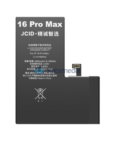 Bateria JCID iPhone 16 Pro Max