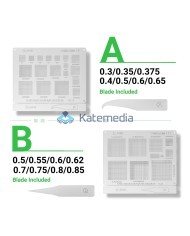 2UUL BG02 - Uniwersalne sita do reballingu