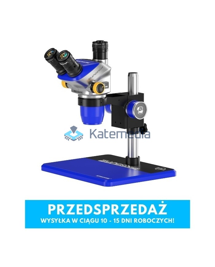 Stereo Triocular Mechanic Super X  Pro Microscope Very Bright