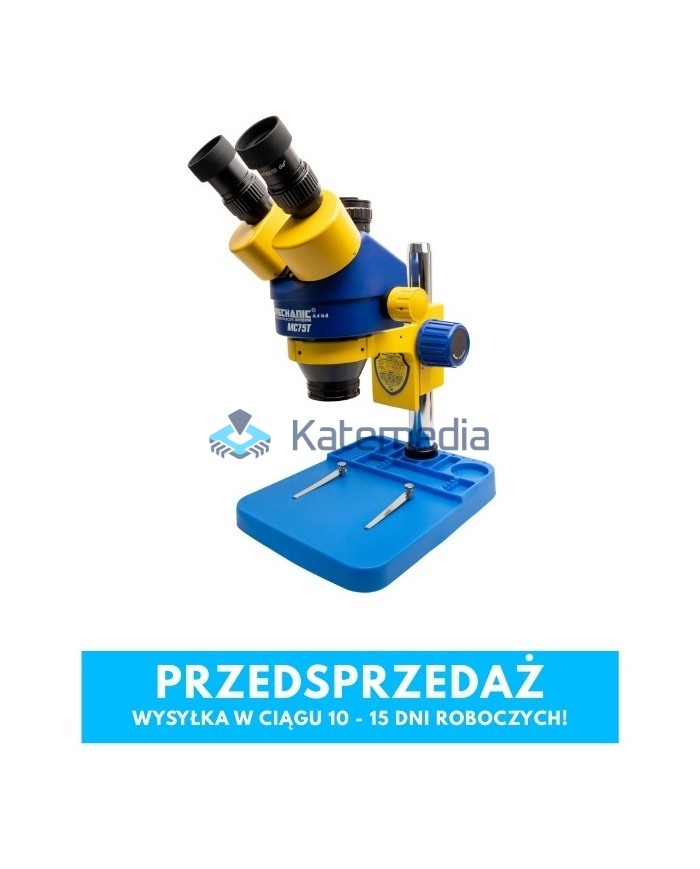 Mikroskop Stereo Triocular Mechanic MC75T Minionek