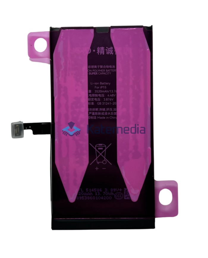 JCID Diagnosable Genuine HC Battery for iPhone 15