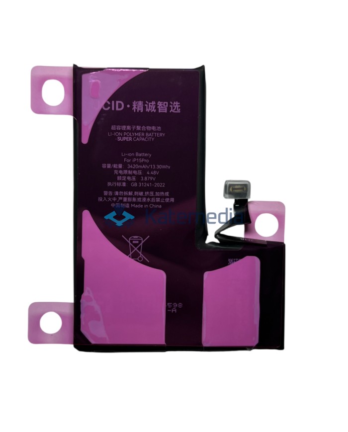 Bateria JCID z możliwością przypisania jako NOWA HC (Genuine) iPhone 15 Pro