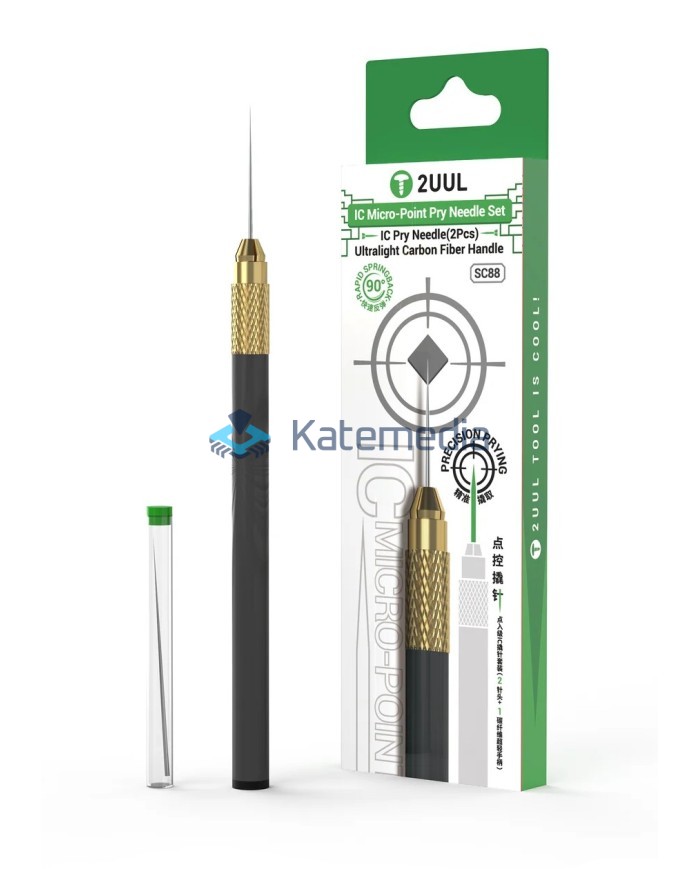 2UUL SC88 – Podważak do IC + 2 igły (micro-point)