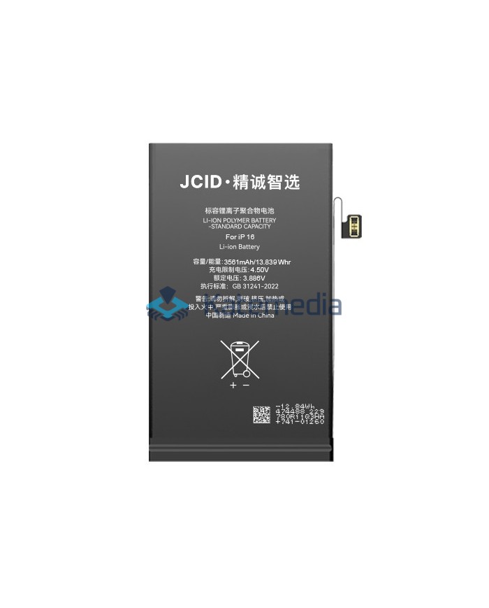 JCID iPhone 16 Battery