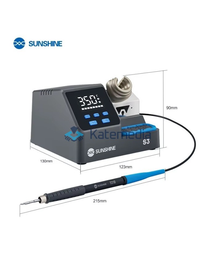 Stacja lutownicza Sunshine S3 (Kolba T210 + Grot C210)