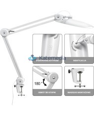 Profesjonalna Lampa Warsztatowa Serwisowa LED KM-01 24W CLIP