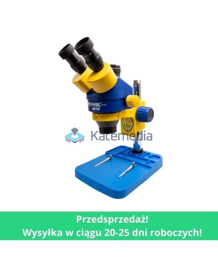 Mikroskop Stereo Triocular Mechanic MC75T Minionek