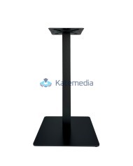 Postument do stołu noga metalowa B010 400 x 400 Czarna