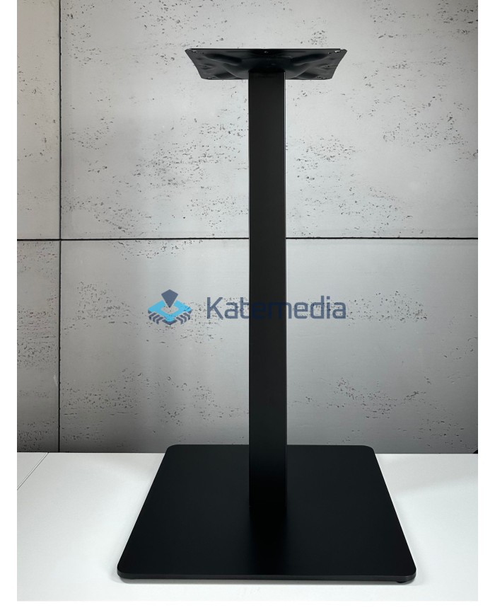 Postument do stołu noga metalowa B010 400 x 400 Czarna