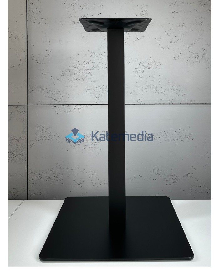 Postument do stołu noga metalowa B010 450 x 450 Czarna