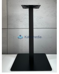 Metal leg table pedestal B010 450 x 450 Black