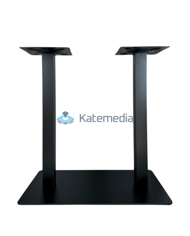 Table pedestal metal leg B011 400 x 700 Black