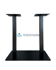 Table pedestal metal leg B011 400 x 700 Black