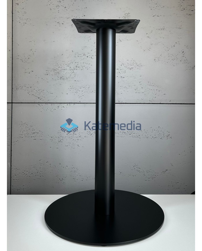 Table pedestal metal leg B09P fi450 250x250 Black