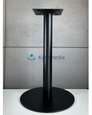 Table pedestal metal leg B09P fi450 250x250 Black