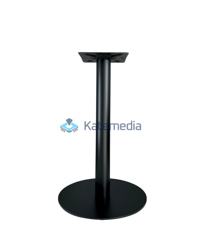 Table pedestal metal leg B09P fi450 250x250 Black